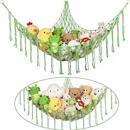 Kuscheltier Aufbewahrung Netz, 2er Set Boho