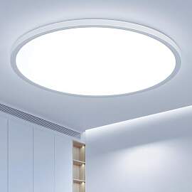 Kuwork LED Deckenleuchte 52W 50CM Weiß, 5200LM