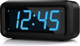 KWANWA Digitaler Wecker, LED Uhr Batteriebetrieben 