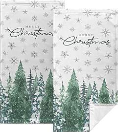 Kwlegh Merry Christmas Handtücher, 36 x 71 cm,