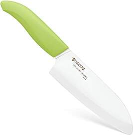 Kyocera GEN GREEN Keramik Santokumesser | Klinge