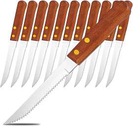 Kyraton Steakmesser Set Satz Von 12, Steakbesteck, 