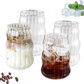 KYYGKY 4 Kaffeegläser, 530 ml, Espresso-Gläser,