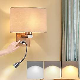 KZT Moderne LED Nachttisch Wandlampe mit Schalter