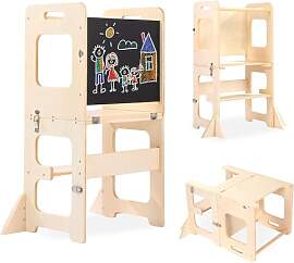 Labebe Lernturm für Kinder, Faltbarer Montessori