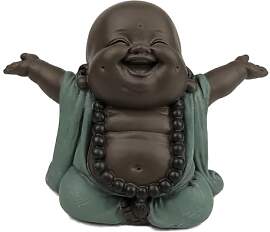 Lachender Buddha Willkommen - Glücksbringer