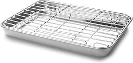 Lacor - 15563 - Essential Rack-Tablett, Edelstahl, 