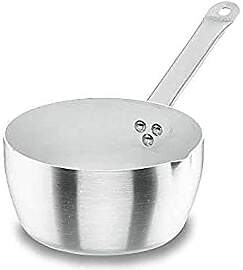 LACOR 21228 Kasserolle, Bauchig 28 cm, Silber