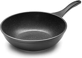 Lacor 24138 Wok-Pfanne Eco-Piedra 28 cm,