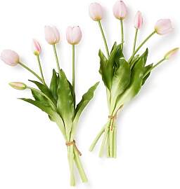 Laelfe 10 Stück Tulpen Künstlich wie echt,