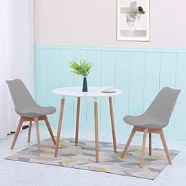 LafeuR Esstisch mit 2 Stühlen Essgruppen,