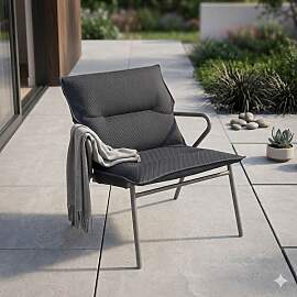 Lafuma Vence Loungesessel Stahl/BeComfort