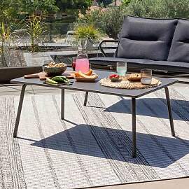 Lafuma Vence Loungetisch 59x102cm Stahl