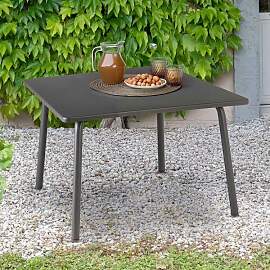 Lafuma Vence Loungetisch 59x59cm Stahl