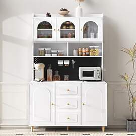 Lahoomu Hochschrank mit Lochbrett und