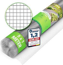 LAINFELD Drahtgitter feinmaschig - 5 x 1 Meter -