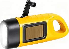 LAIVIYA Taschenlampe Kurbel Solar Dynamo