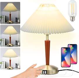 LALISU Tischleuchte mit Touchdimmer in Messing