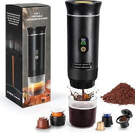 LAMA Tragbare Kaffeemaschine Elektrische