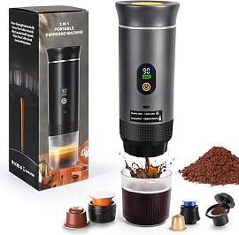 LAMA Tragbare Kaffeemaschine Elektrische