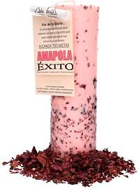 LAMARE Esoterische Mohn-Kerze – Erfolg –