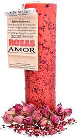LAMARE Esoterische Rosen-Kerze – Liebe –