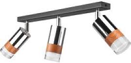 Lamkur Deckenleuchte Chrom Stahl Glas B/H/L: ca.