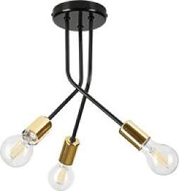 Lamkur Deckenleuchte gold Stahl B/H/L: ca.