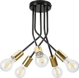 Lamkur Deckenleuchte gold Stahl B/H/L: ca.