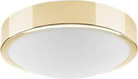 Lamkur Deckenleuchte JONAS gold Glas Stahl B/H/L: