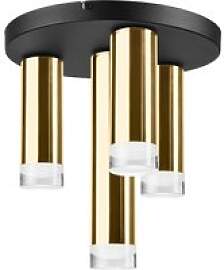 Lamkur Deckenleuchte schwarz Stahl B/H/L: ca.