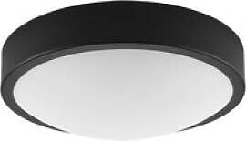 Lamkur Deckenleuchte schwarz Stahl Glas B/H/L: ca. 