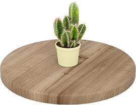 LAMO Manufaktur Holzplatte rund 40 cm aus