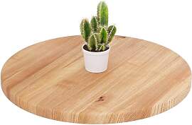 LAMO Manufaktur Holzplatte rund 50 cm aus