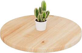 LAMO Manufaktur Holzplatte rund 50 cm aus