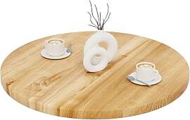 LAMO Manufaktur Tischplatte rund 80 cm aus