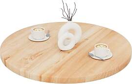 LAMO Manufaktur Tischplatte rund 80 cm aus