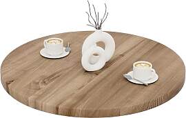 LAMO Manufaktur Tischplatte rund 80 cm aus