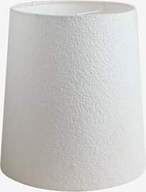Lampenschirm Aus Delmore-bouclé-stoff Weiss -