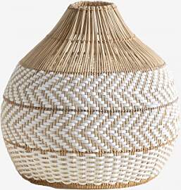 Lampenschirm Aus Geflochtenem Rattan Llaury Ø40