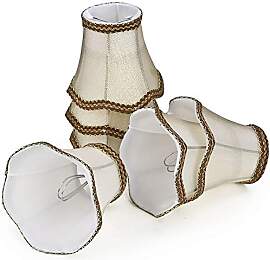 Lampenschirme 2er/6er set E14 E27 Kerzenbirnen