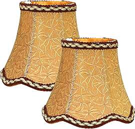 Lampenschirme 2er Set E14 E27 Kerzenbirnen für