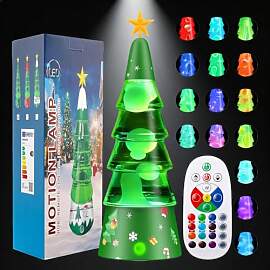 LampGreen Lavalampe,Weihnachtslampe mit