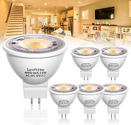 Lamptobe GU5.3 LED Warmweiß 3000K, 5W 360Lm AC/DC 