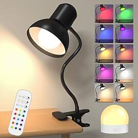 Lamptobe Klemmlampe Bett mit Fernbedienung,