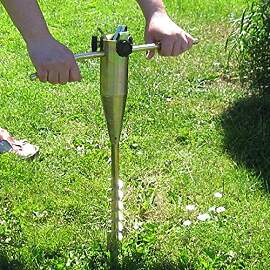 Land-Haus-Shop® Sonnenschirmhalter/Schirm