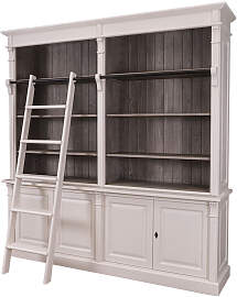 Landhaus Bücherregal Salzburg mit/ohne Leiter