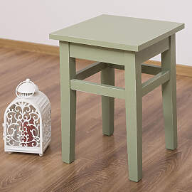 Landhaus Holzhocker shabby chic / antik look