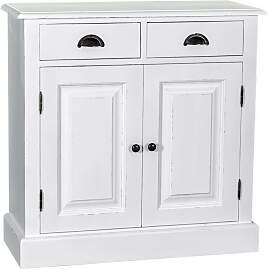 Landhaus Kommode 2 Schubladen shabby chic / antik