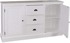 Landhaus Kommode mit Schubladen Kiel shabby chic / 